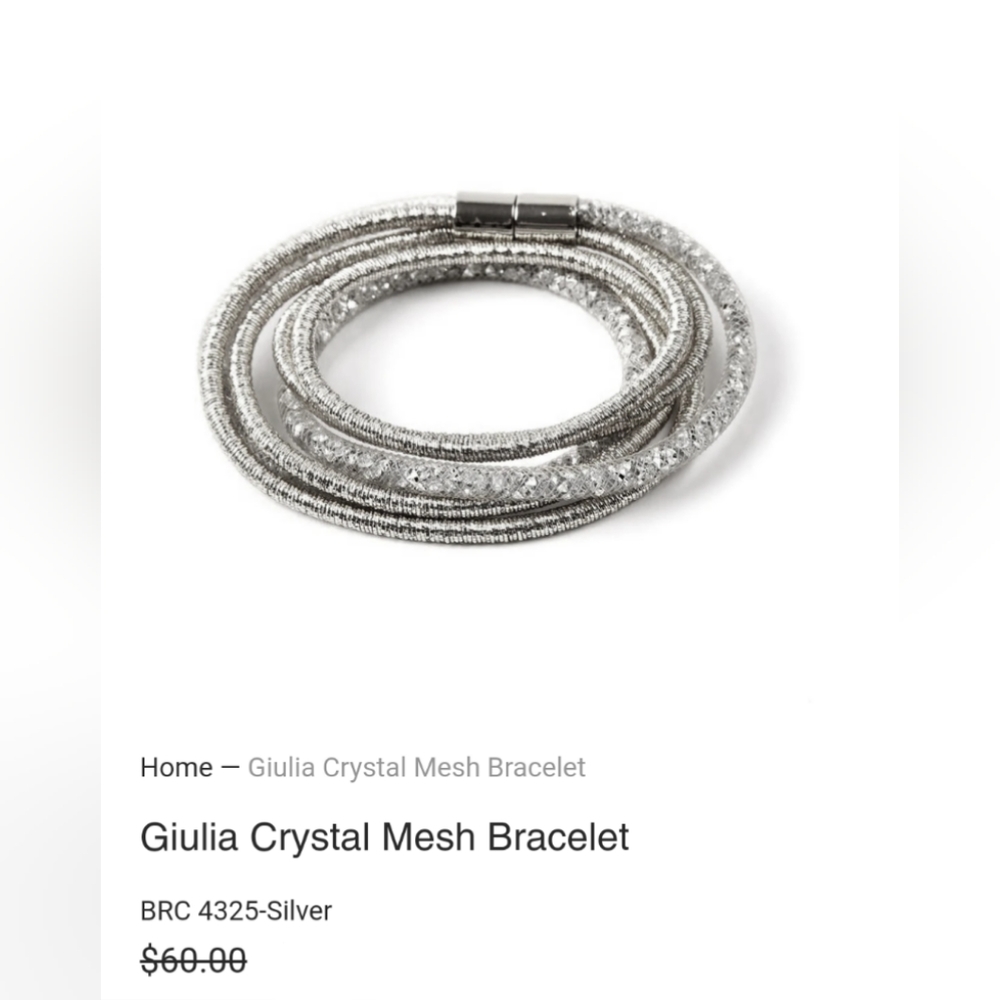 Gunmetal-tone brass mesh Bracelet/ Choker